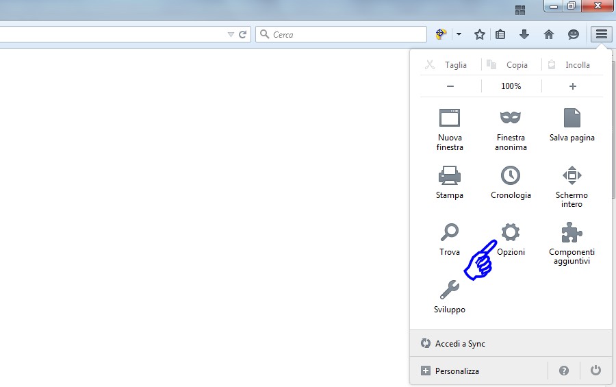 Screenshot Mozilla Firefox